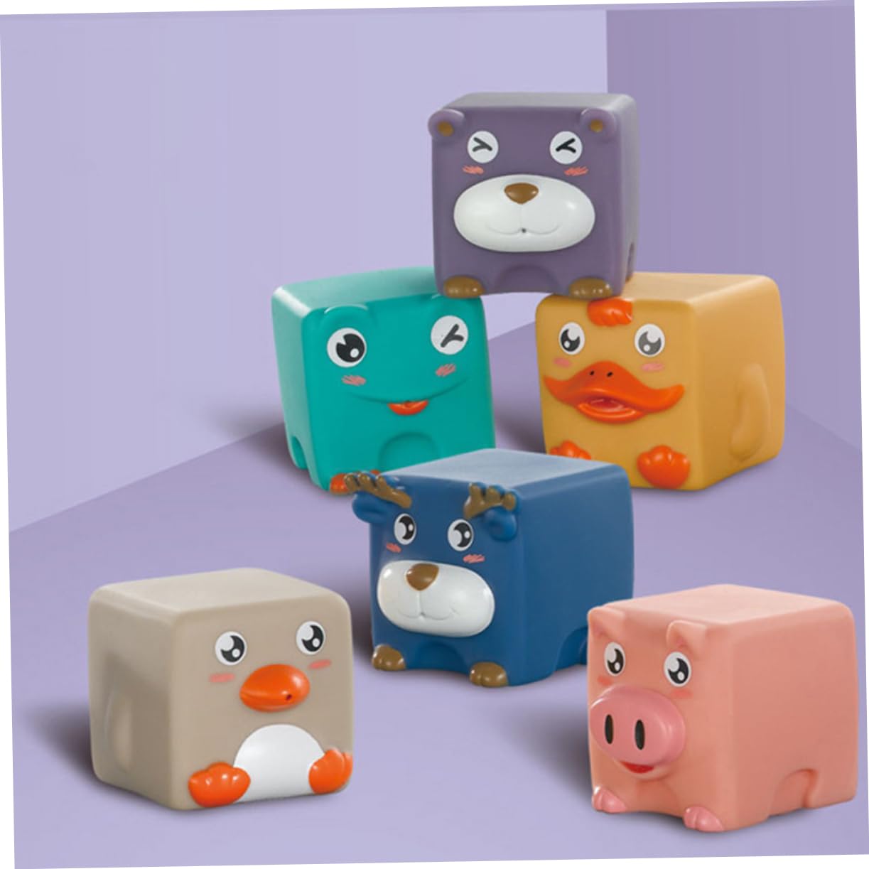 KONTONTY 6-Piece Kids Bath Toys Set - Fun Water Play Toys for Bathtub, Pool & Beach - Safe & Colorful Toddler Bathing Accessories