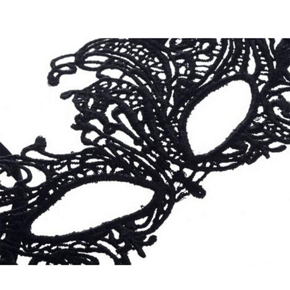 Sexy Lace Sleep Mask - Soft Gentle Eye Cover for Masquerade Ball, Halloween, Cosplay Party - 1 Pack - Perfect for Costume Parties, Themed Events & Sensual Bedtime