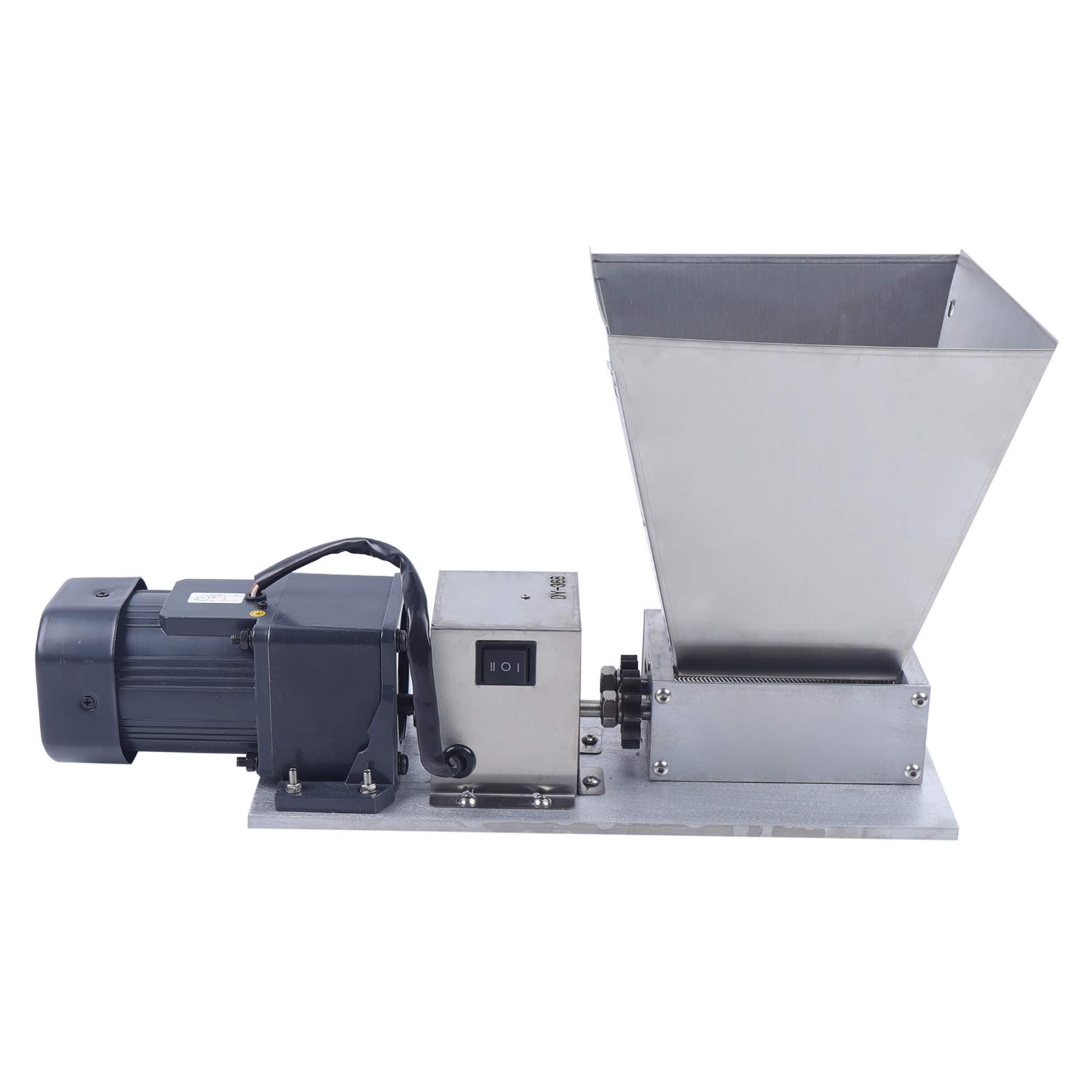 Premium Stainless Steel 2-Roller Electric Grain Mill - Barley Grinder & Malt Crusher for Home Brewing | Multi-Functional Grinder for Cereals, Beans, Spices | Perfect for Beer Brewing, Coffee Grinding & Baking