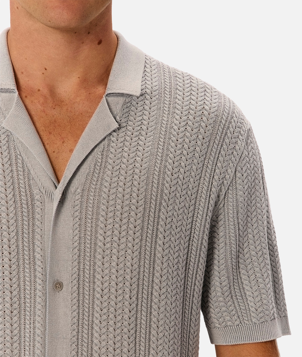Washed Alessio Short Sleeve Shirt for Men - Lake Blue | Casual Summer Wear & Outdoor Activities