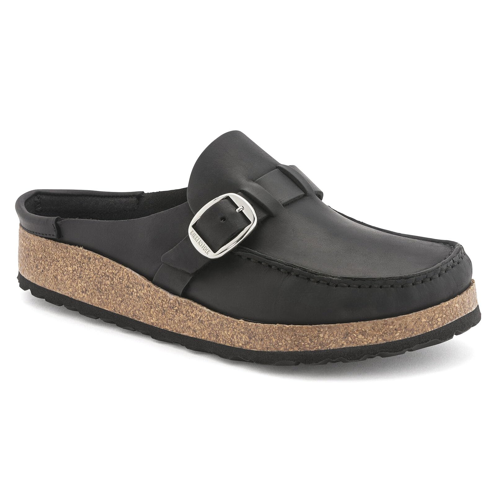 Original Birkenstock Buckley Black Oil Leather Sandals - Comfortable & Durable Unisex Footwear for Men & Women | Size 39 (US 8-9) | Perfect for Casual Wear, Beach, Travel & Everyday Comfort
