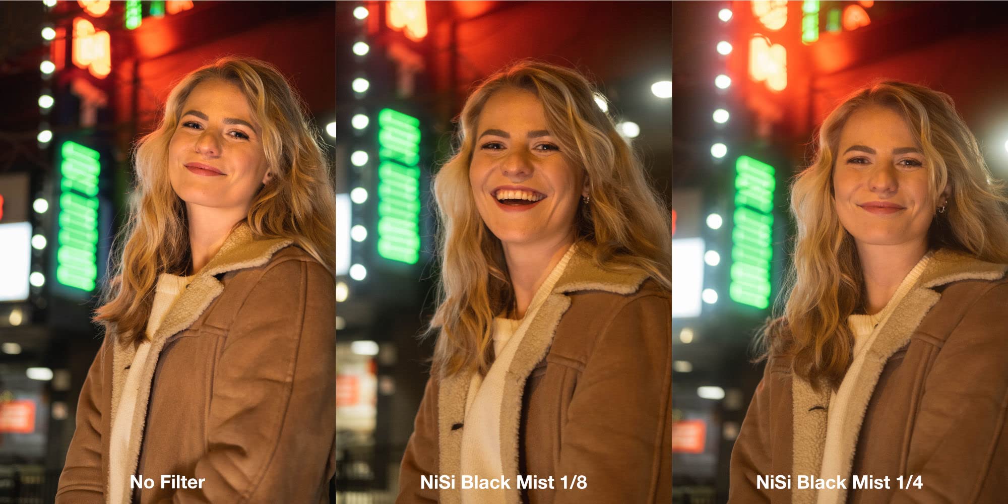NiSi 72mm Circular Black Mist Filter 1/2 Strength - Soften Images, Reduce Contrast & Enhance Mood - Diffusion Filter for Soft Shadows & Dreamy Cinematic Effects - Perfect for Photography, Videography & Creating Atmospheric Scenes