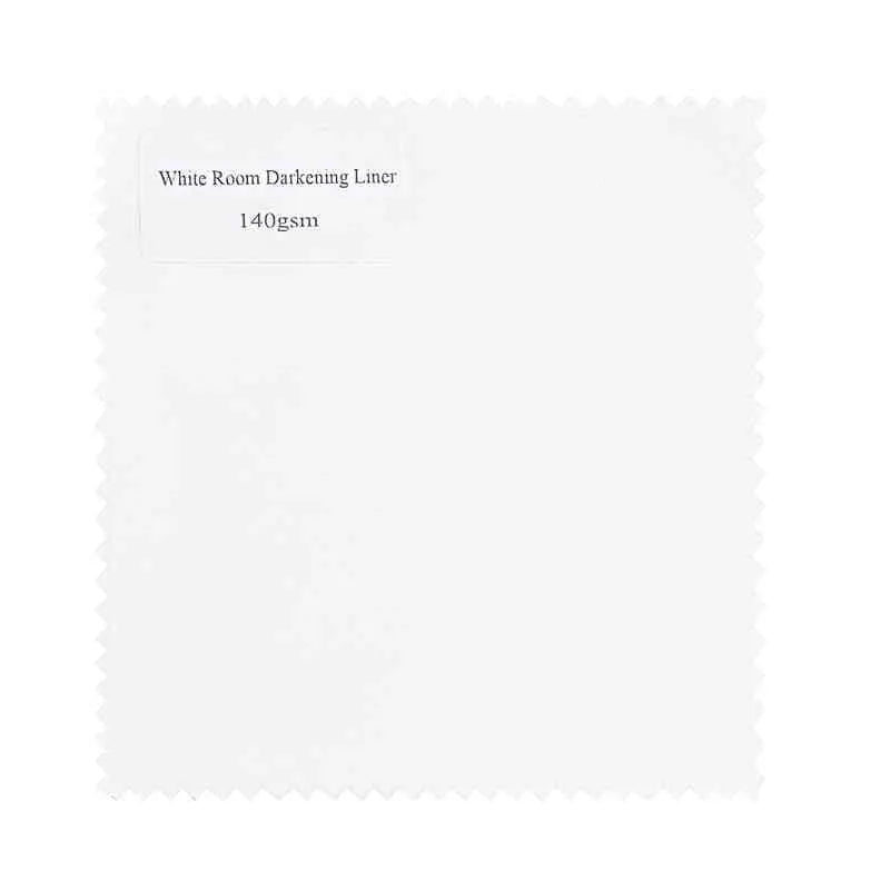 Blackout Curtains 75%-90% Room Darkening, 140 GSM Polyester Fabric, White - Perfect for Bedrooms, Home Theater & Light Control
