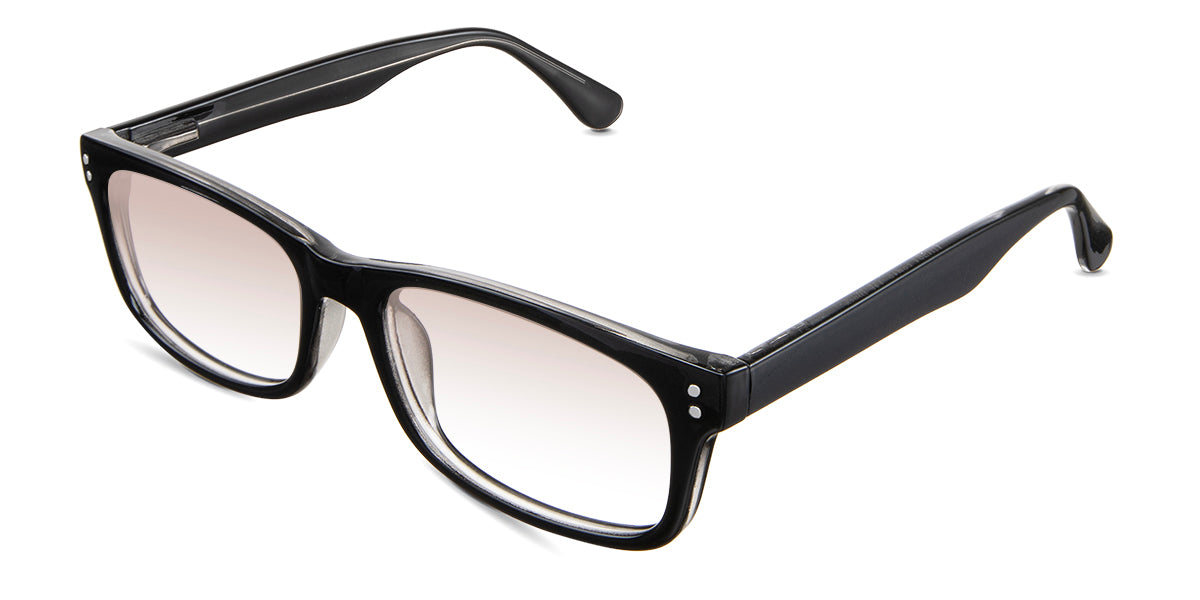 Yael Men Prescription Tinted Glasses - Blue Light Blocking & UV Protection for Work, Gaming & Reading - Stylish & Comfortable Eyewear for Men