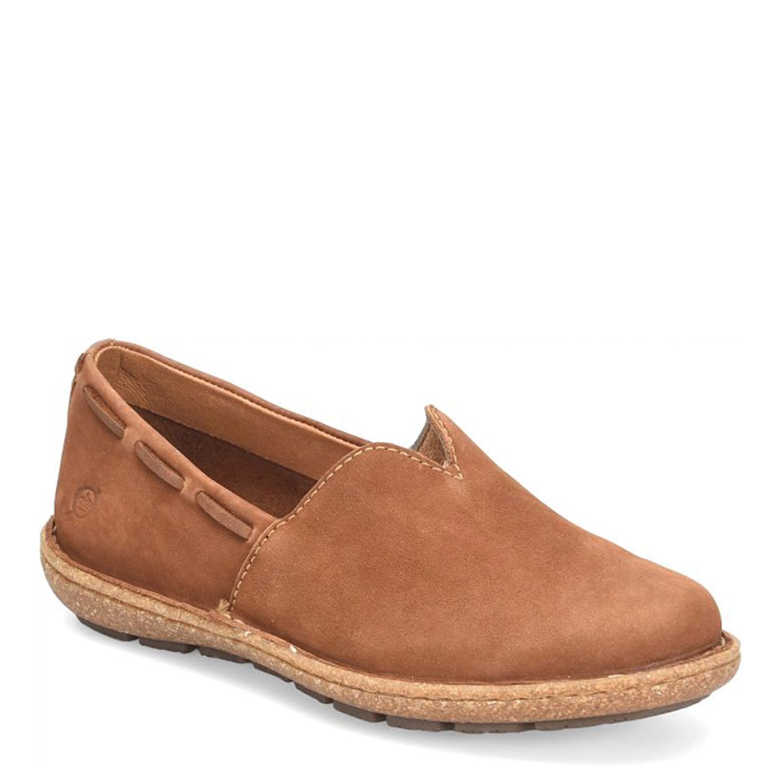 BORN Women's Naya Leather Slip-On Boat Shoes - Comfortable Casual Loafers for Walking, Travel & Everyday Wear
