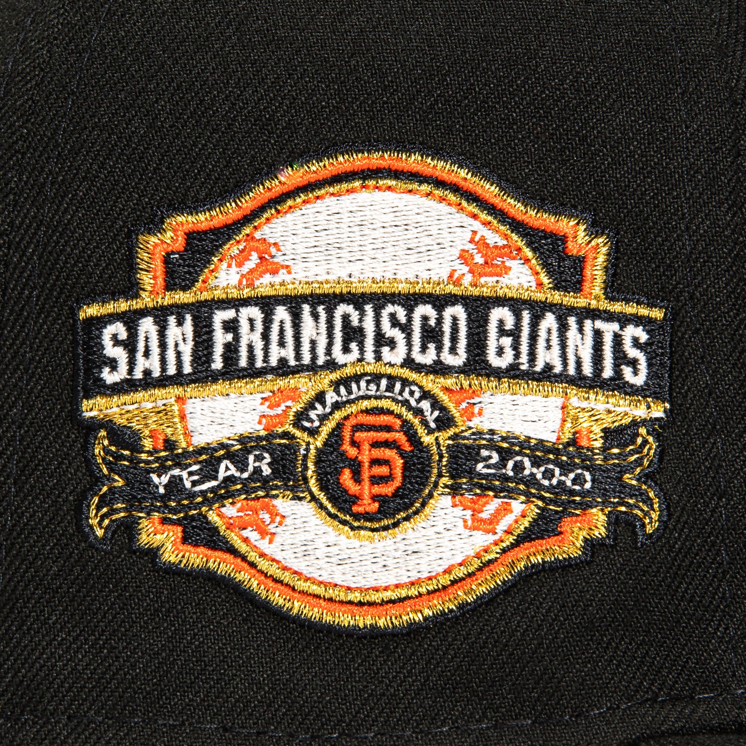 New Era 59Fifty San Francisco Giants 2000 Inaugural Patch Baseball Cap - Black | Official MLB Licensed Hat for Giants Fans, Game Day & Streetwear Fashion