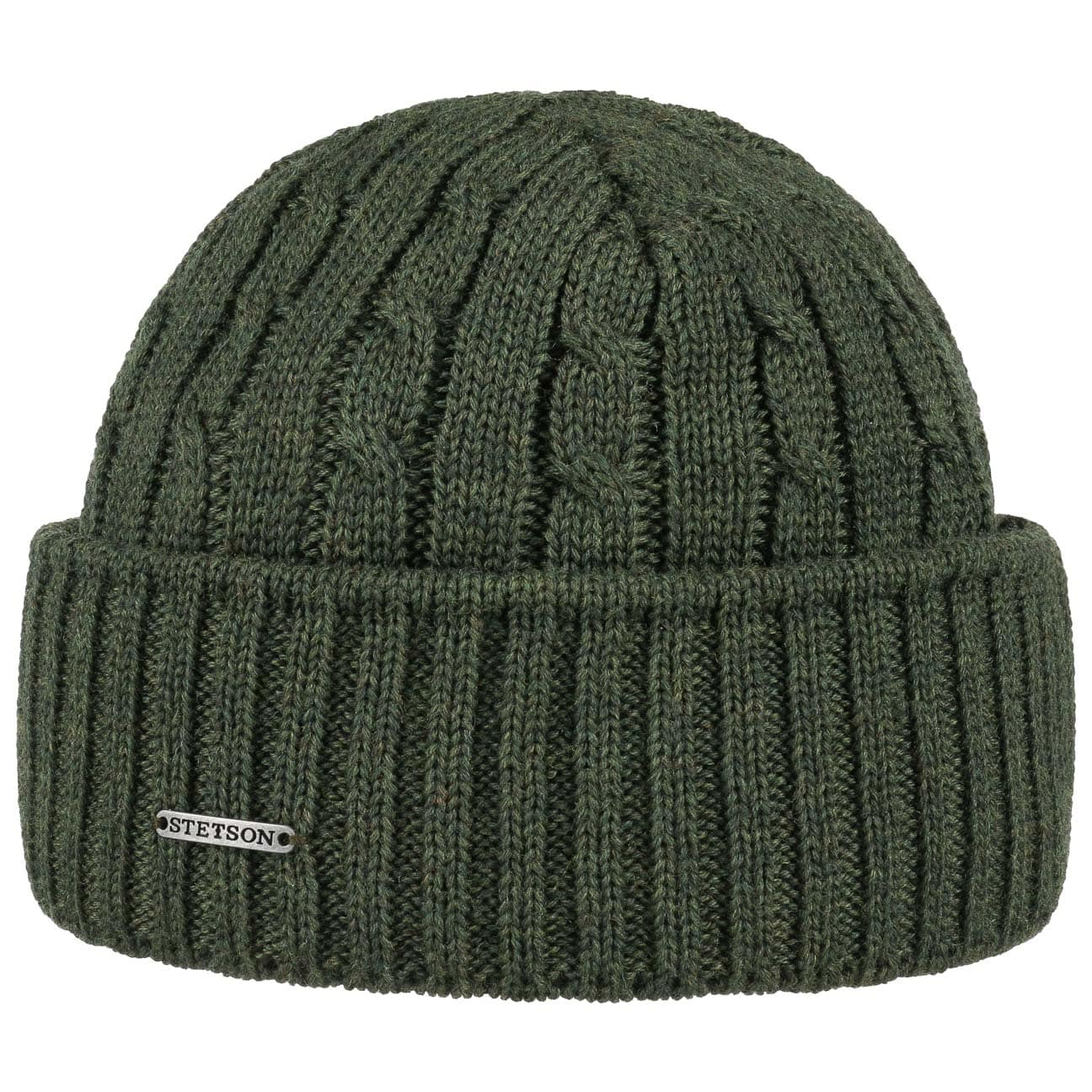 Stetson Georgia Wool Knit Hat with Cuff - Warm Winter Beanie for Men & Women - Perfect for Skiing, Hiking, and Outdoor Activities