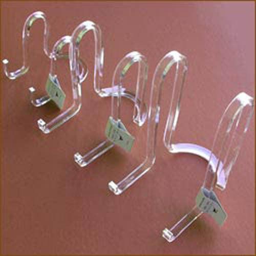 4-Pack Small Acrylic Plate Caddies - Organizer for Dining Table, Kitchen Counter, Buffet & Party Serving - Durable & Stylish Storage Solution