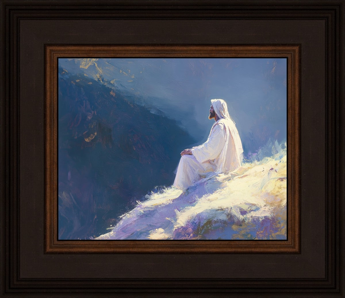 Contemplation By Justin Anna Culebro - Abstract Wall Art Painting for Home & Office Decor | Perfect for Living Room, Bedroom or Meditation Space