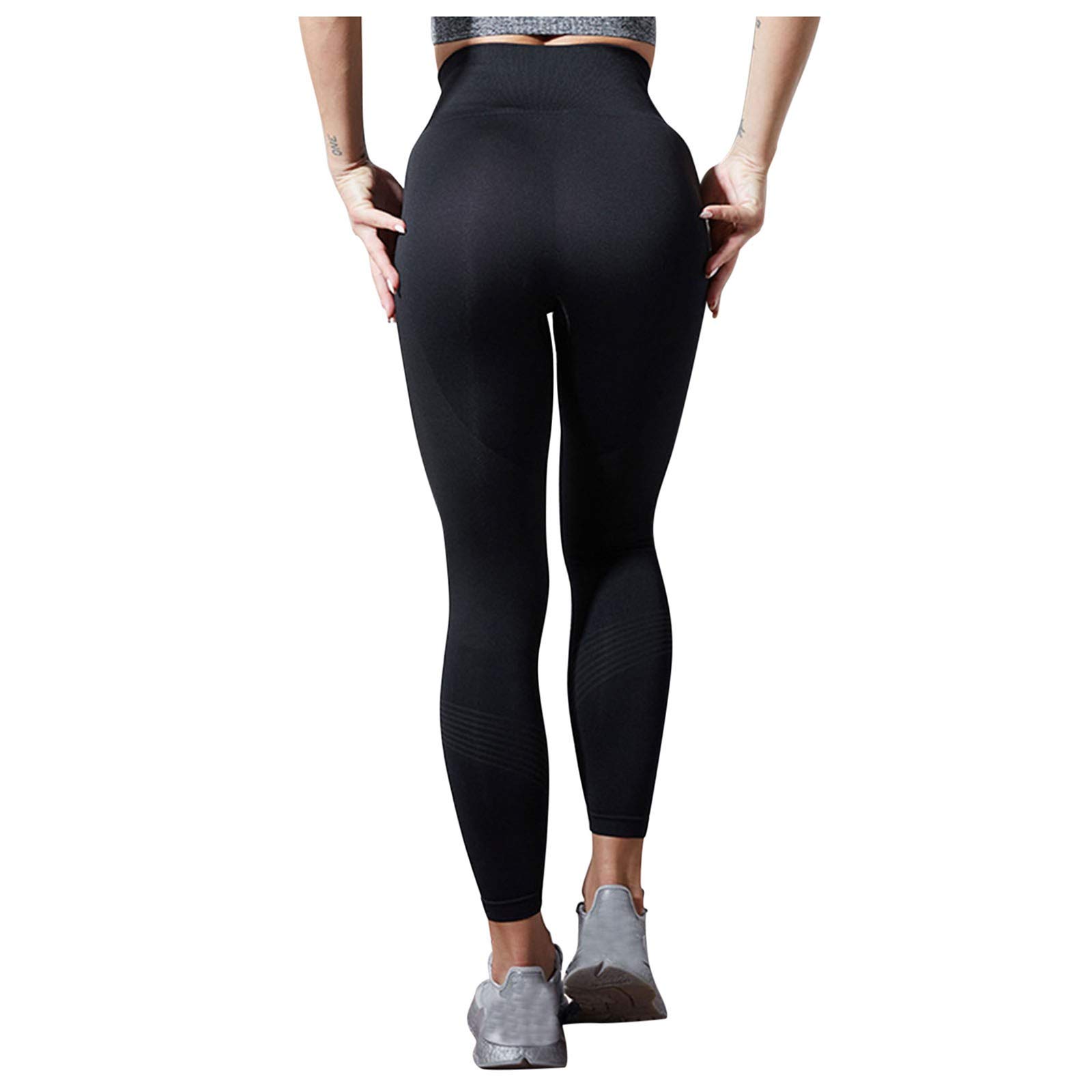 Fankle Women's High Waist Yoga Pants - Tummy Control Workout Leggings for Running, Gym & Lounge - Stretchy Comfortable Athletic Pants for Women