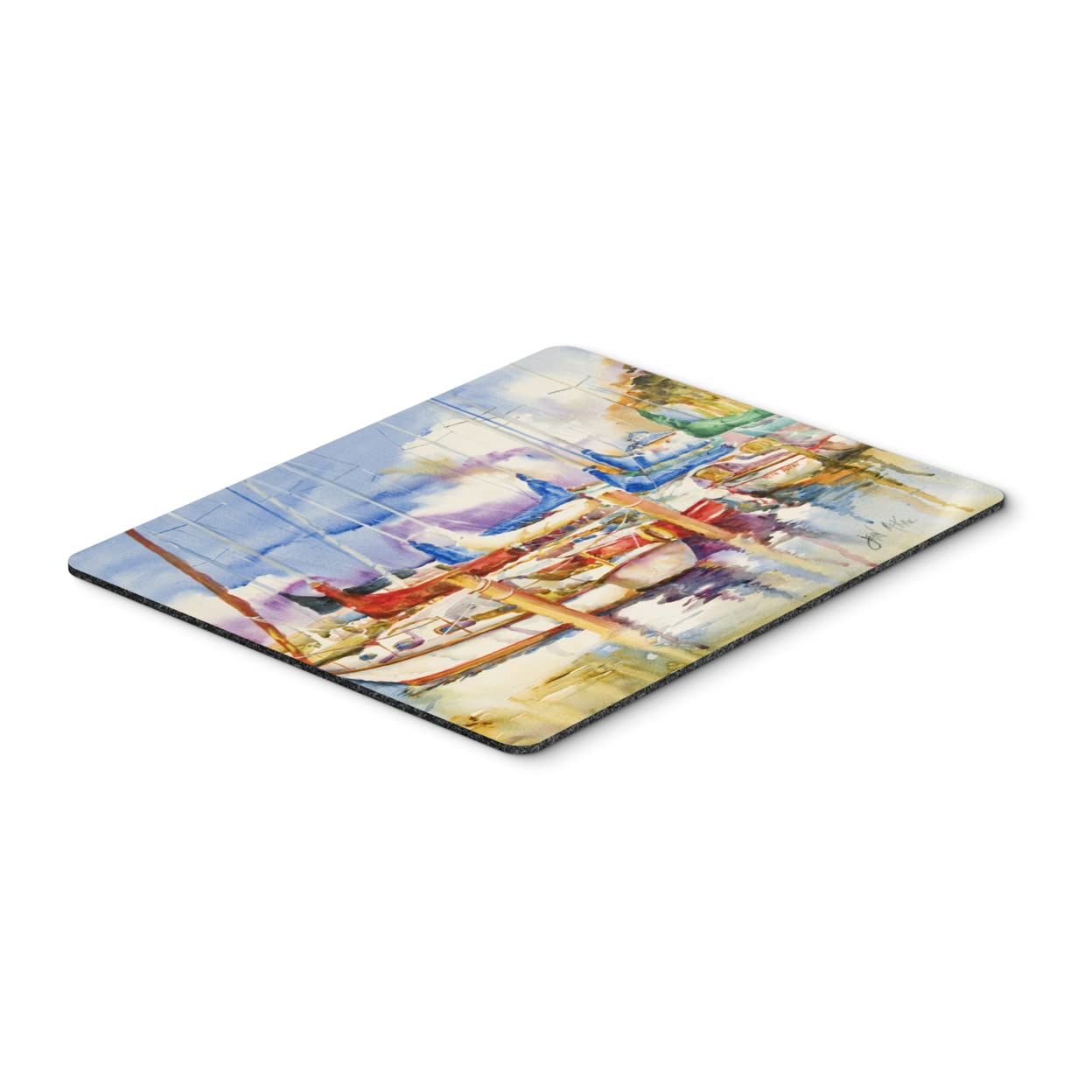 JMK1049MP Sailboats Mouse Pad - Large Washable Non-Slip Desk Mat for Home Office, Gaming & Computer Work | Perfect as Hot Pad & Trivet | Coastal Decor for Workstations