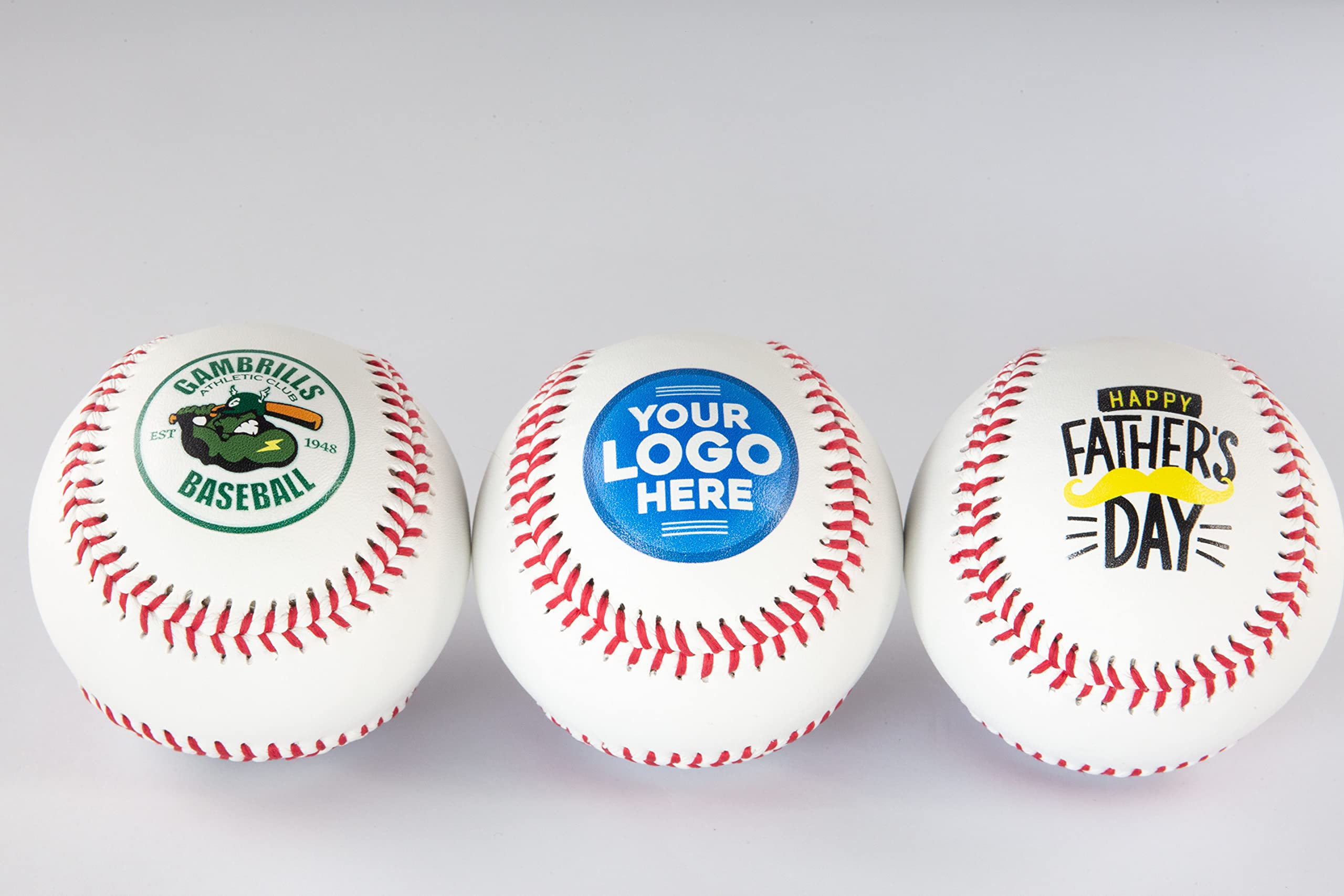 Custom Printed Baseball with Photo or Logo - Official Size Personalized Baseball Gift for Dad, Birthday, Holidays & Sports Enthusiasts | Perfect for Practice, Collectibles & Special Occasions