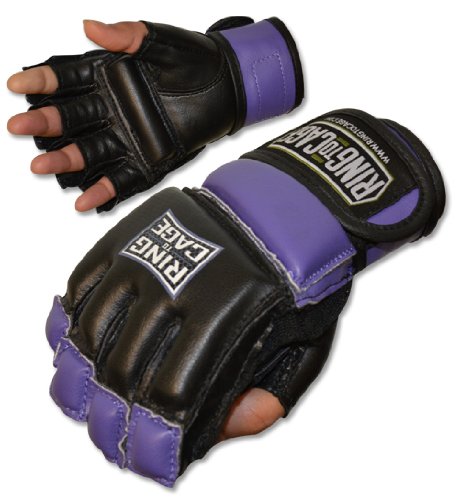 Women's MMA Kickboxing Gloves - Purple (Lavender) & Pink Options - Small/Medium Sizes - Perfect for Fitness Training, Sparring & Combat Sports
