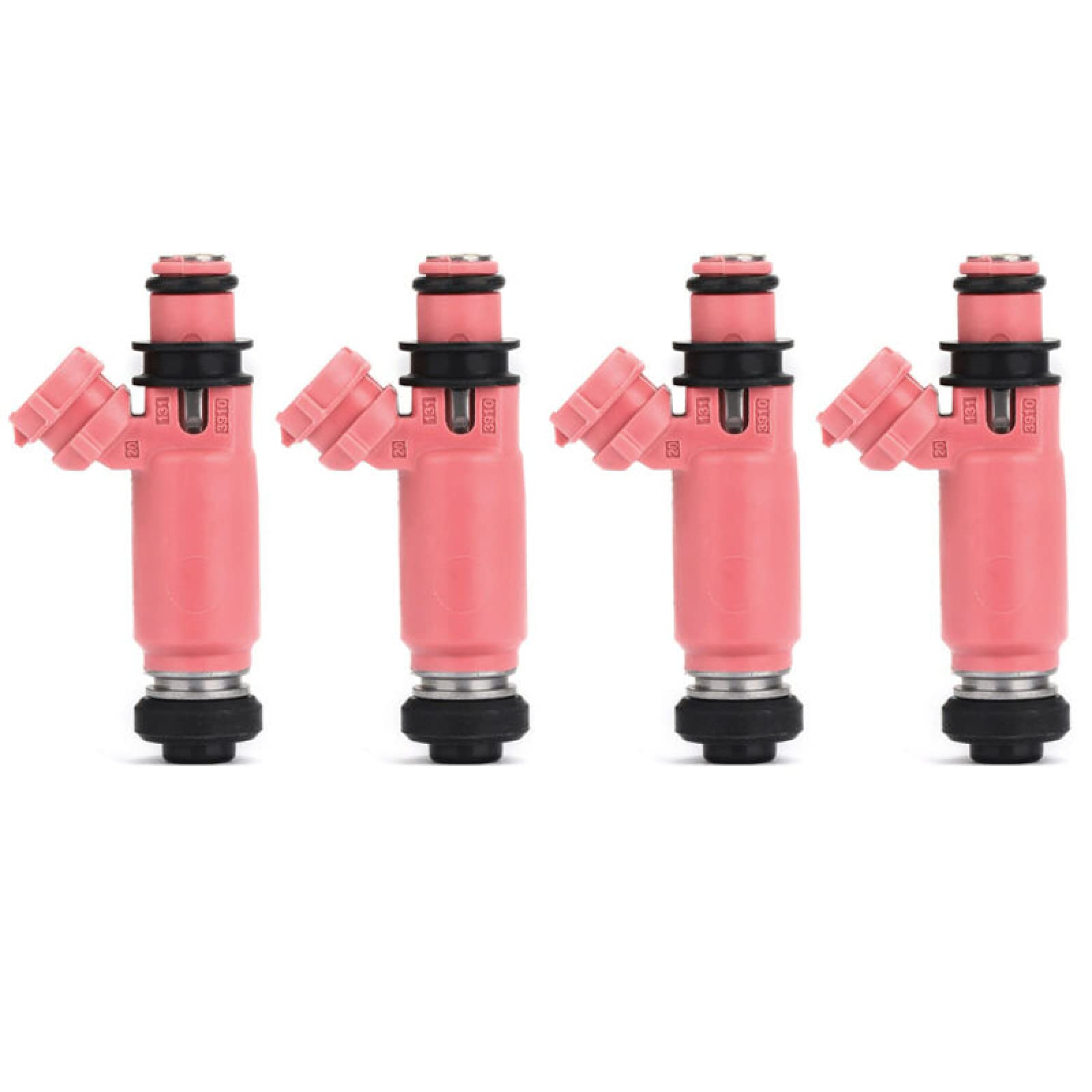 4Pcs Pink 565cc Fuel Injectors 16611-AA370 - High Performance Fuel Injectors for Subaru STI WRX Forester | Upgrade Your Turbocharged Engine for Better Acceleration & Power