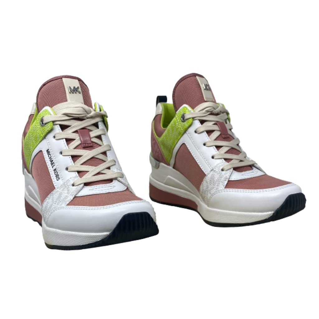 Michael Kors Women's Georgie Trainer Sneakers - Stylish Comfortable Walking Shoes for Women | Perfect for Casual Outfits, Work & Travel