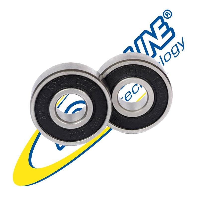 Roll Line Carbon J ABEC 7 8mm Bearings - High Performance Skateboard & Roller Skate Bearings for Speed and Durability - Perfect for Aggressive Skating, Roller Derby, and Outdoor Sports