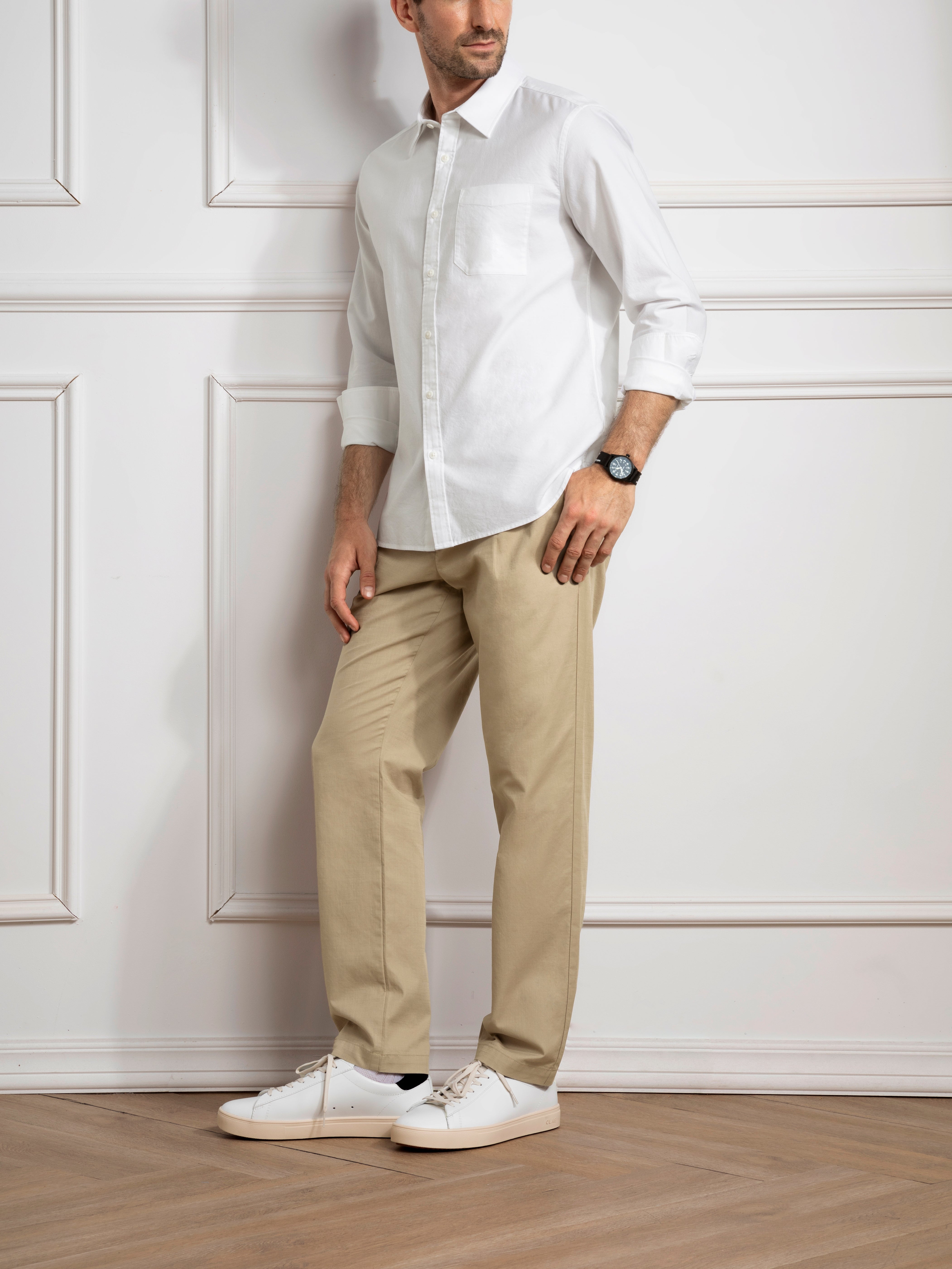 Arik Men's Classic Oxford Shirt - Comfortable Casual Button Down Shirt for Work, Office & Everyday Wear | Breathable & Stylish Men's Dress Shirt for Business & Smart Casual Outfits