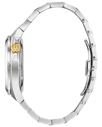 Bulova 98A224 Automatic Men's Watch - Stainless Steel Strap, Self-Winding Movement, Water Resistant | Perfect for Business, Casual & Formal Occasions