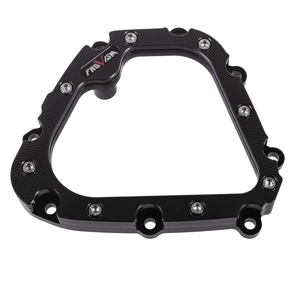 Aluminum Motorcycle Pulse/Timing Cover - Right Engine Case Accessory for Yamaha MT09 FZ09 FJ09 XSR900 Tracer900 GT Niken (2014-2020) - Black - High Performance Upgrade for Engine Protection & Custom Look | Perfect for Street Riding, Touring & Performance Modifications