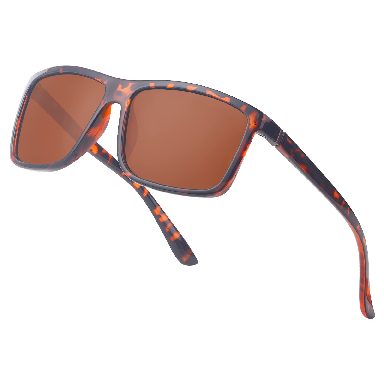 NIEEPA Men's Polarized Sports Sunglasses UV Protection Square Frame NP1007 - Perfect for Running, Cycling, Fishing & Outdoor Activities