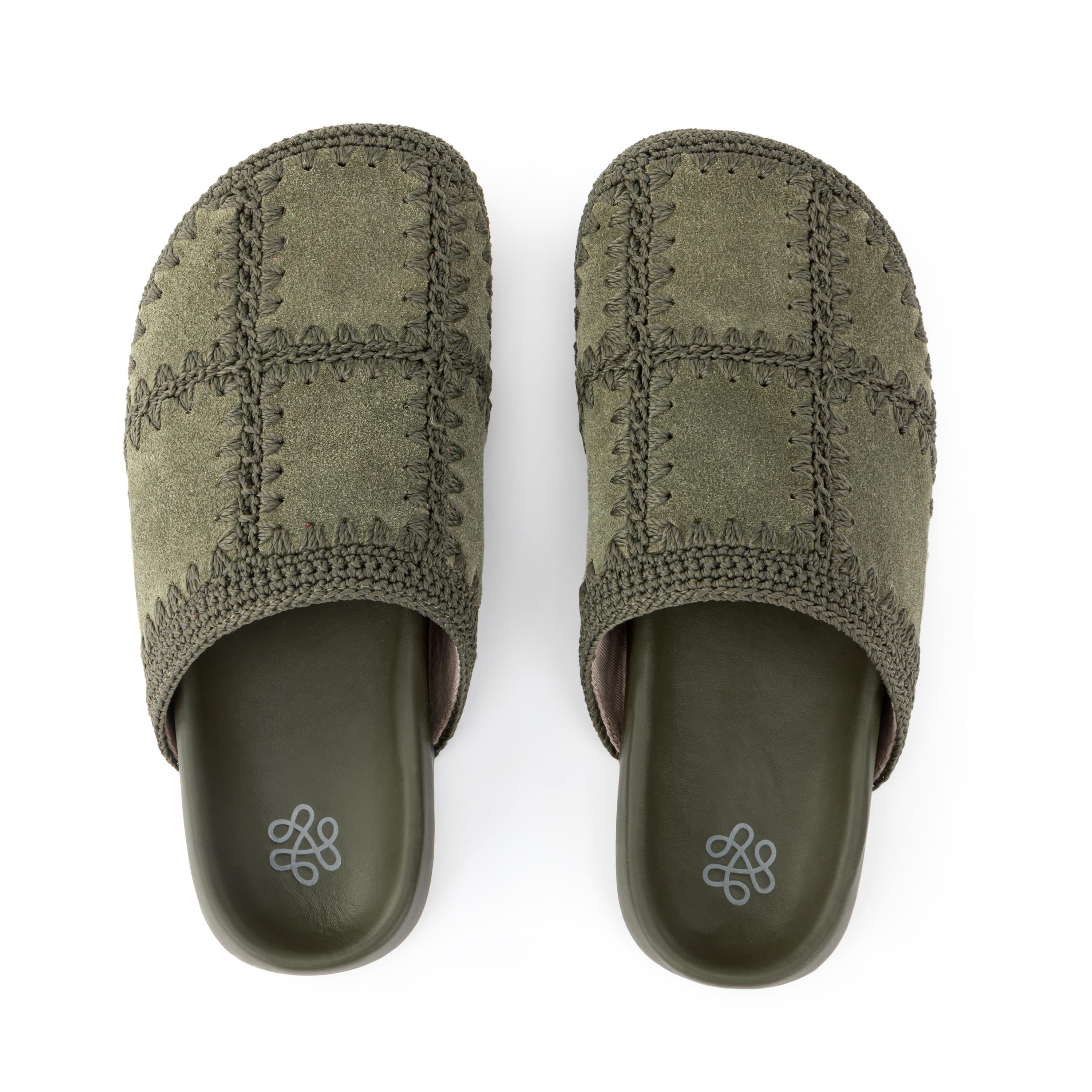 Bolinas Crochet Clogs for Women - Comfortable Handmade Summer Slide Sandals with Arch Support - Perfect for Beach, Pool, and Casual Outings