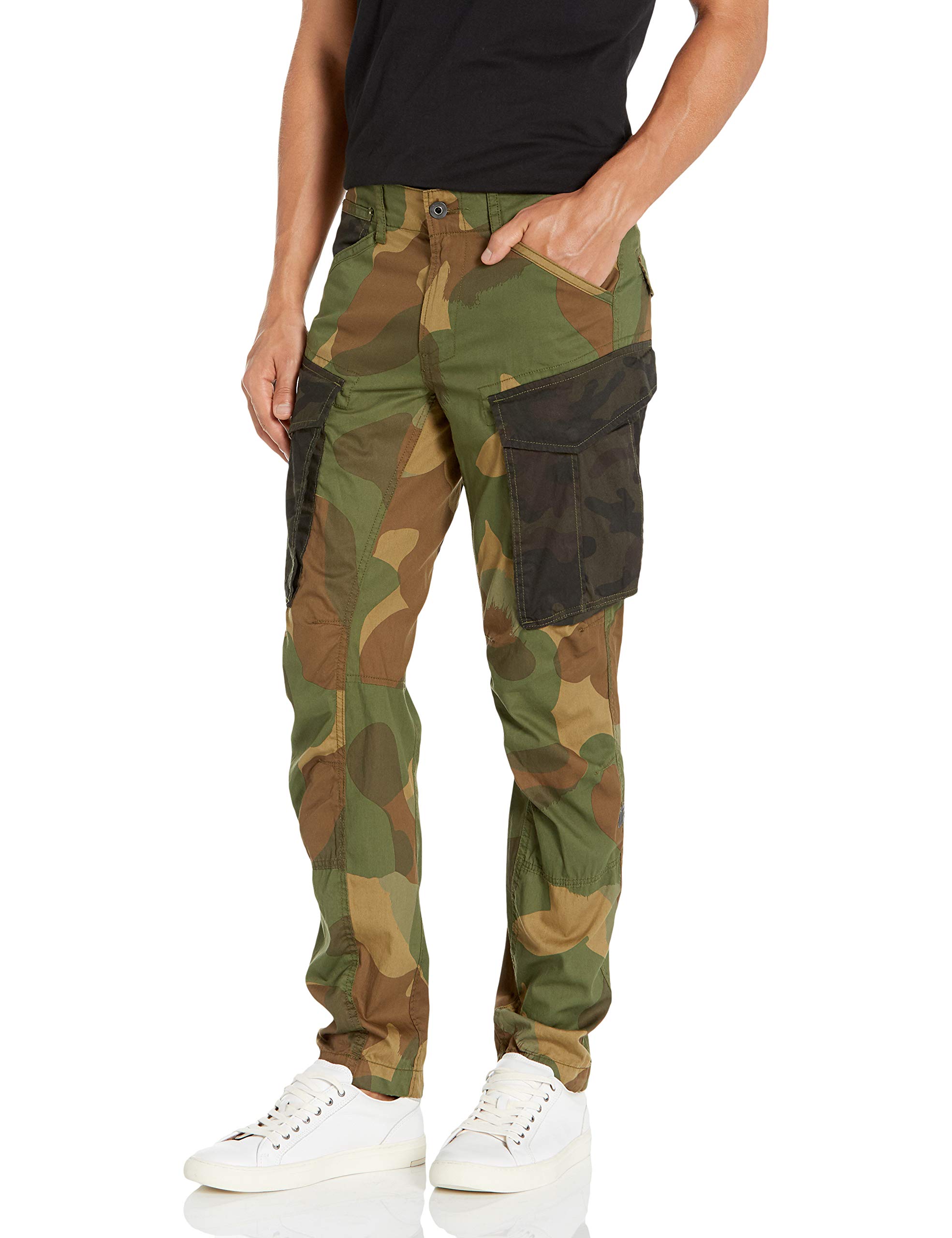 G-Star Raw Men's Rovic 3D Tapered Fit Cargo Pants - Stylish & Durable Workwear for Outdoor Adventures & Casual Wear