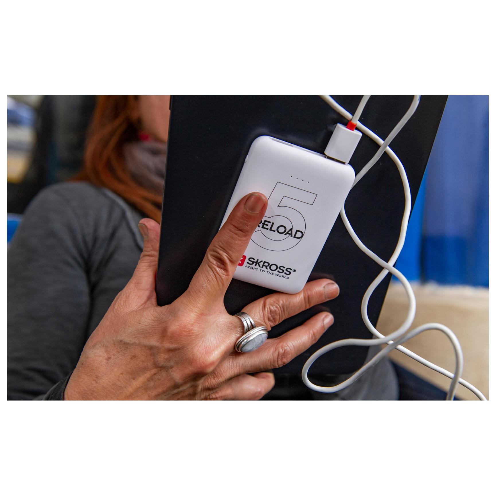 RELOAD 5 Compact 10000mAh USB Power Bank - Portable Charger for iPhone, Android, Tablets - Perfect for Travel, Camping & Emergency Backup