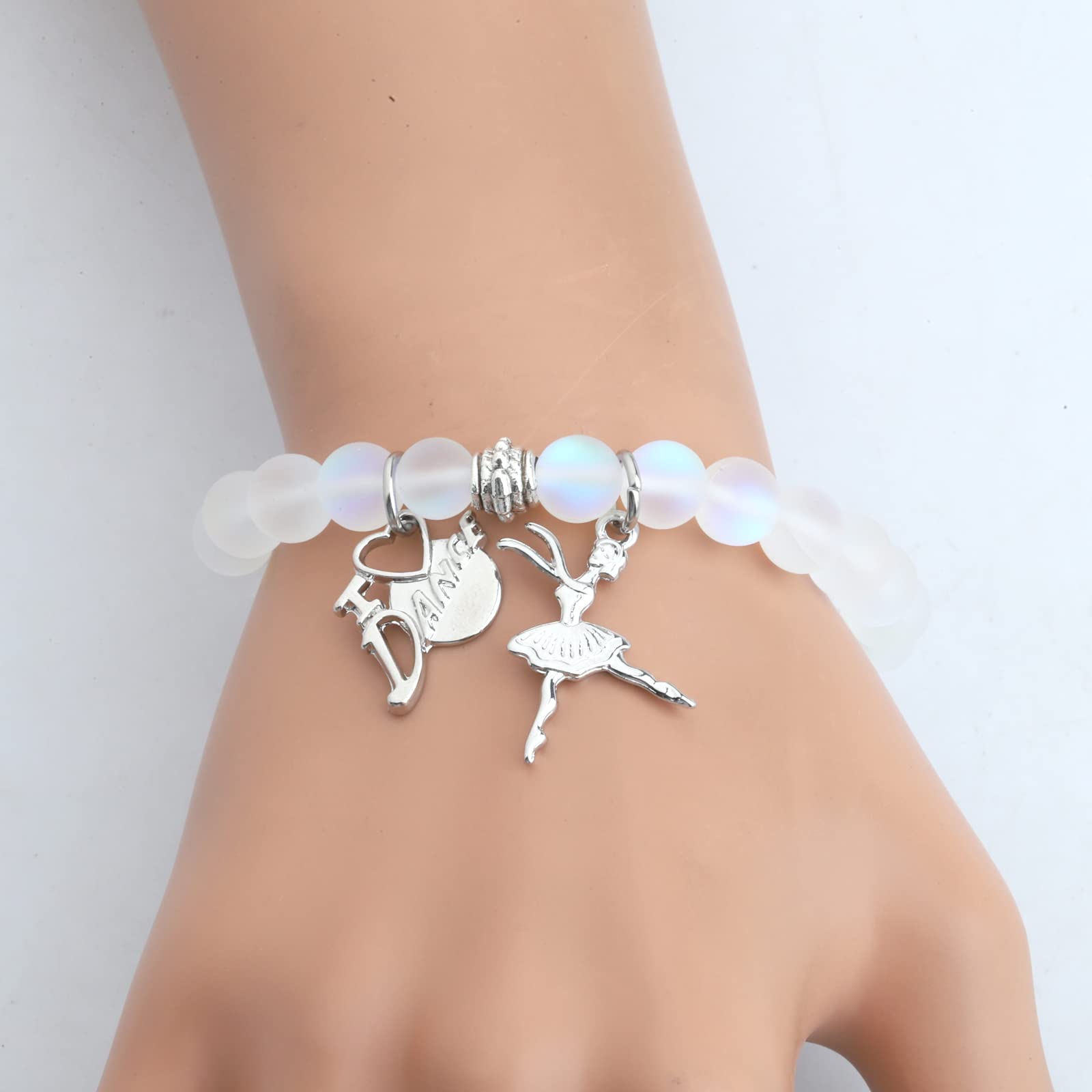 UJIMS Dance Bracelet - Elegant Jewelry Gift for Dancers, Dance Teachers & Instructors - Perfect for Recitals, Performances & Dance Partner Appreciation