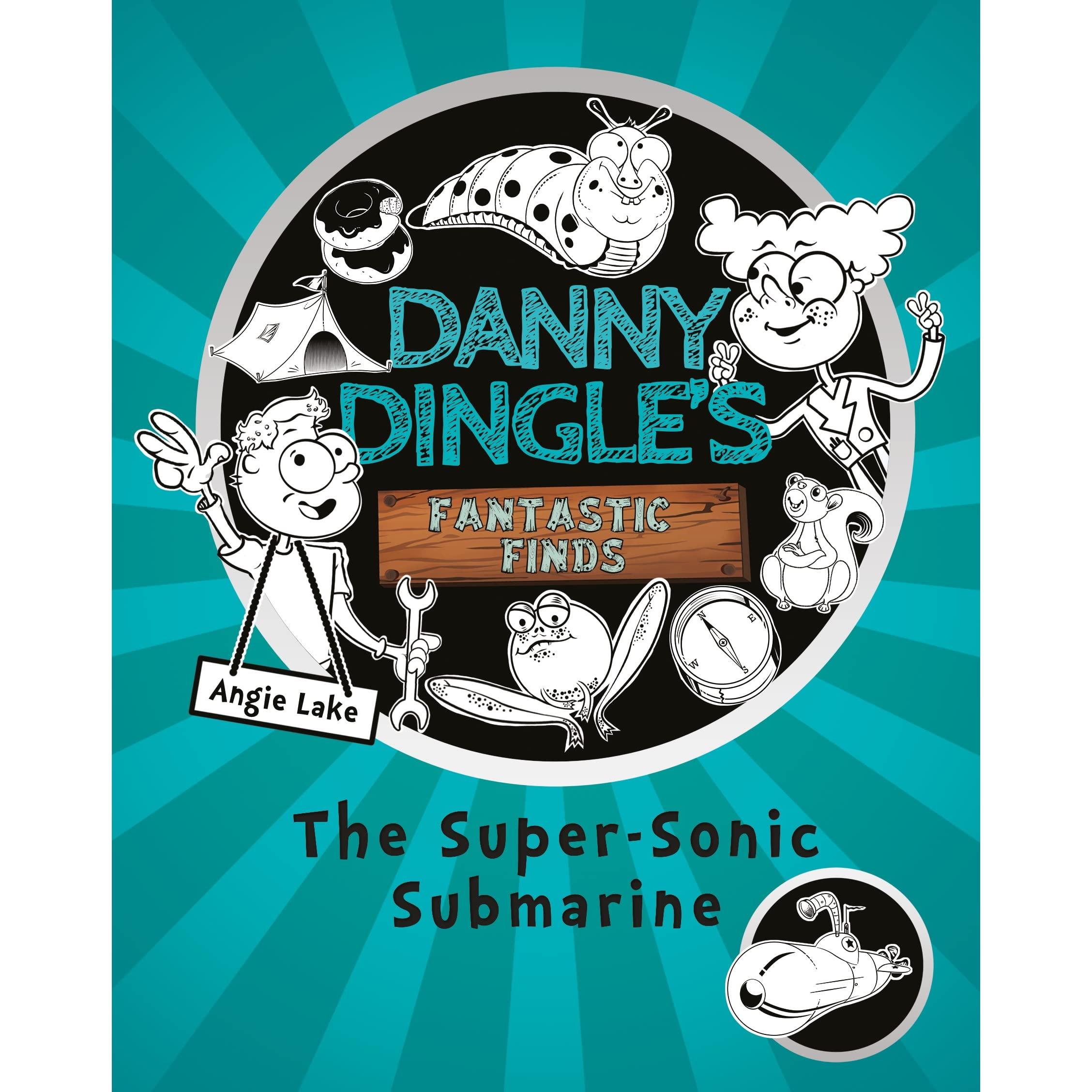 Danny Dingles Fantastic Finds The Super Sonic Submarine - Kids Underwater Adventure Toy for Pool & Bathtub Play