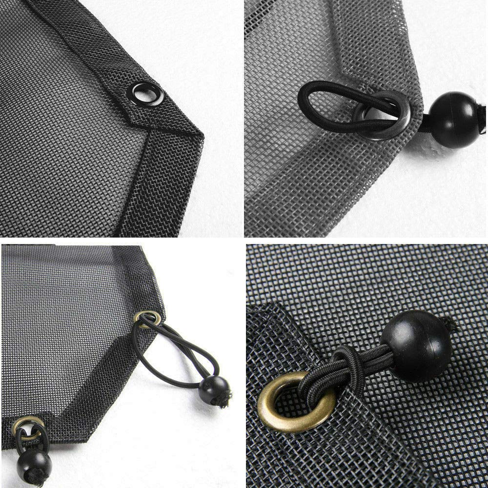 Jeep Wrangler JK JKU Unlimited Rubicon Sahara Sport Mesh Sun Shade Top Cover - UV Protection & Breathable Mesh for Off-Road & Summer Driving