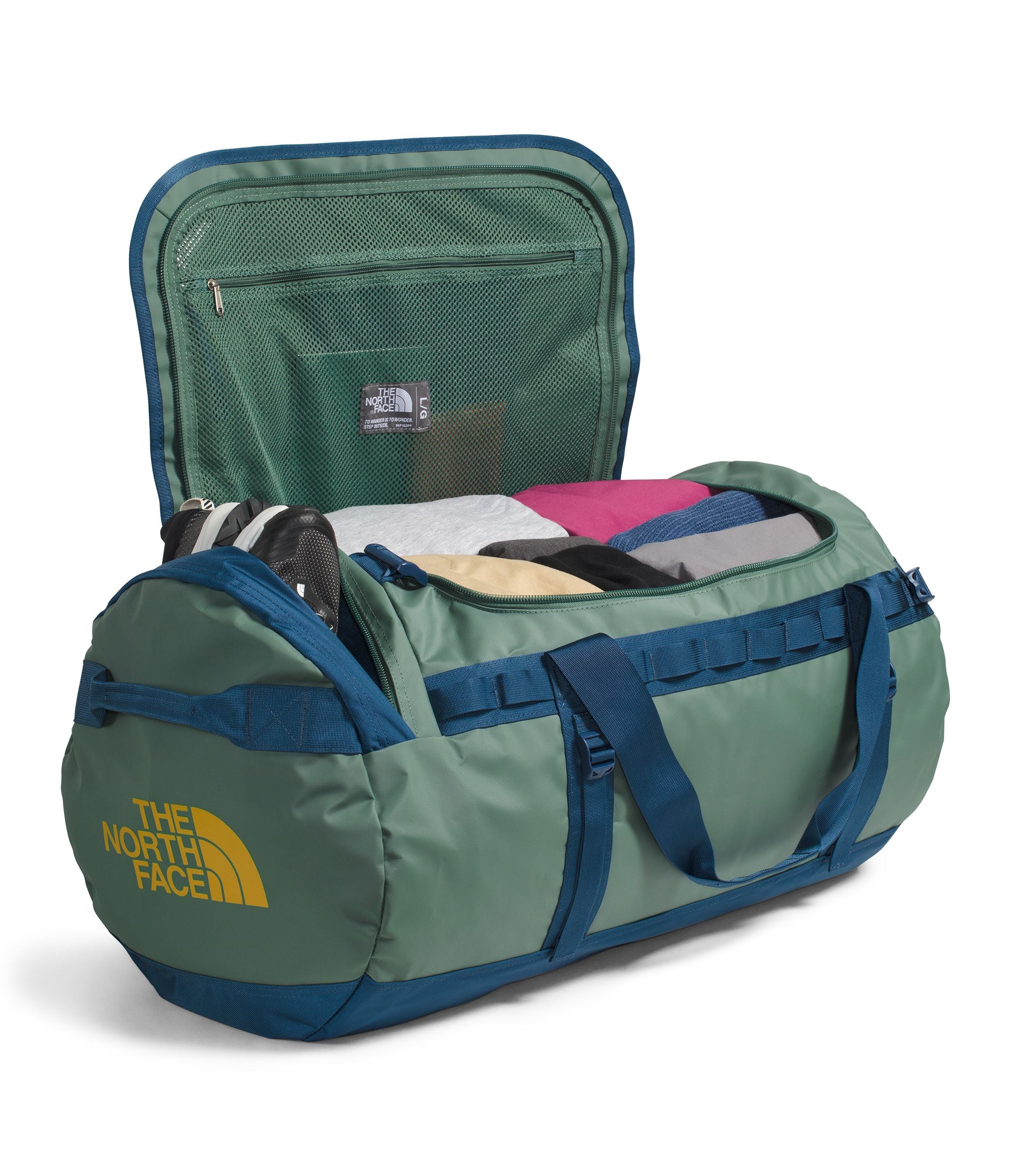 The North Face Base Camp Duffel Bag - Large Durable Waterproof Travel Duffel for Camping, Hiking & Outdoor Adventures - Perfect for Gear Storage & Adventure Travel