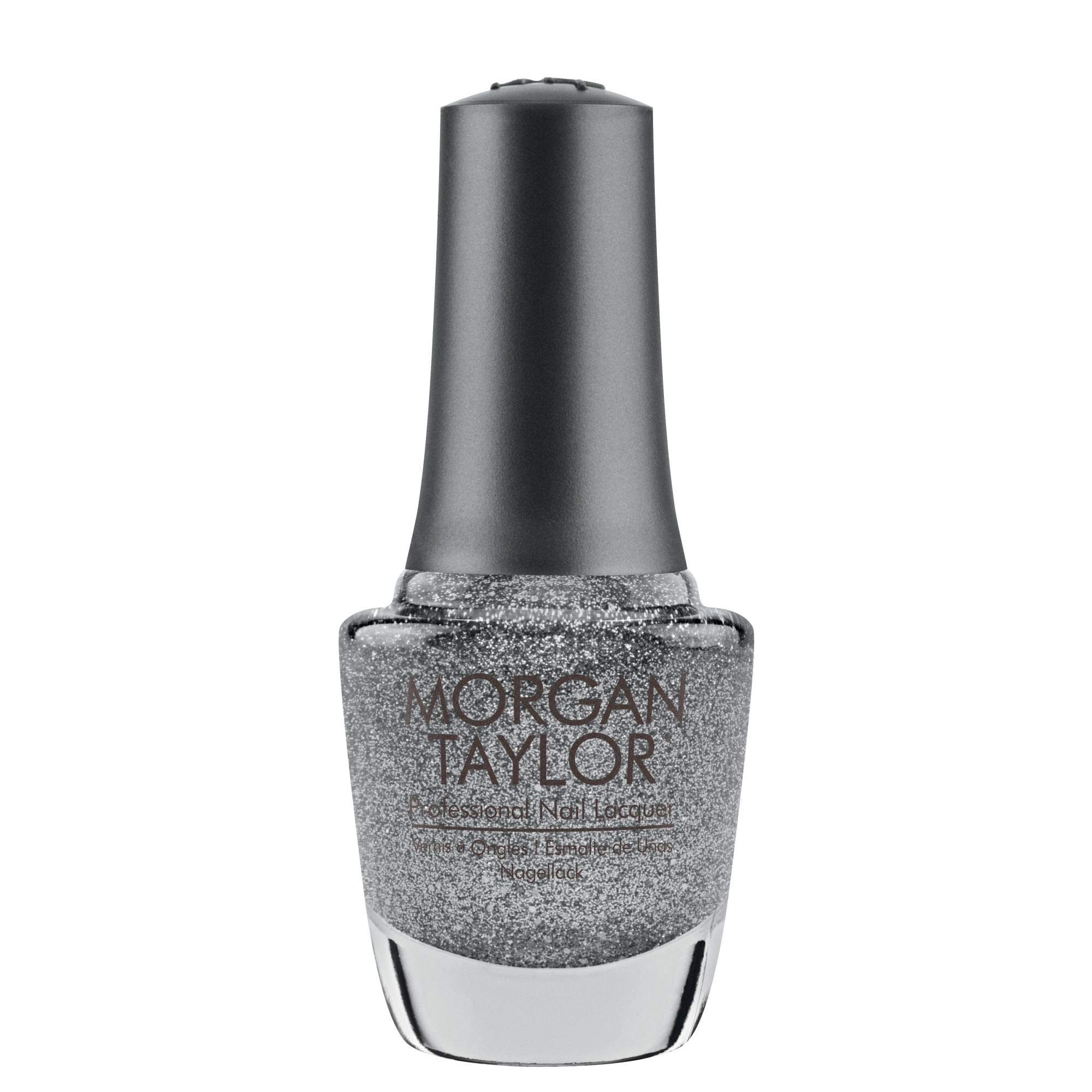Morgan Taylor Professional Glitter Nail Polish - Long Lasting Nail Lacquer with Sparkle Effect (0.5 oz) - Perfect for Salon Manicures, Parties & Special Occasions