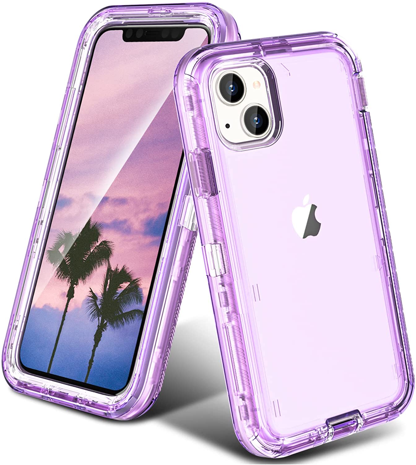 Shockproof Clear Case for iPhone 13 Mini & iPhone 12 Mini - Heavy Duty Anti-Drop Protection - Perfect for Outdoor Activities & Daily Use