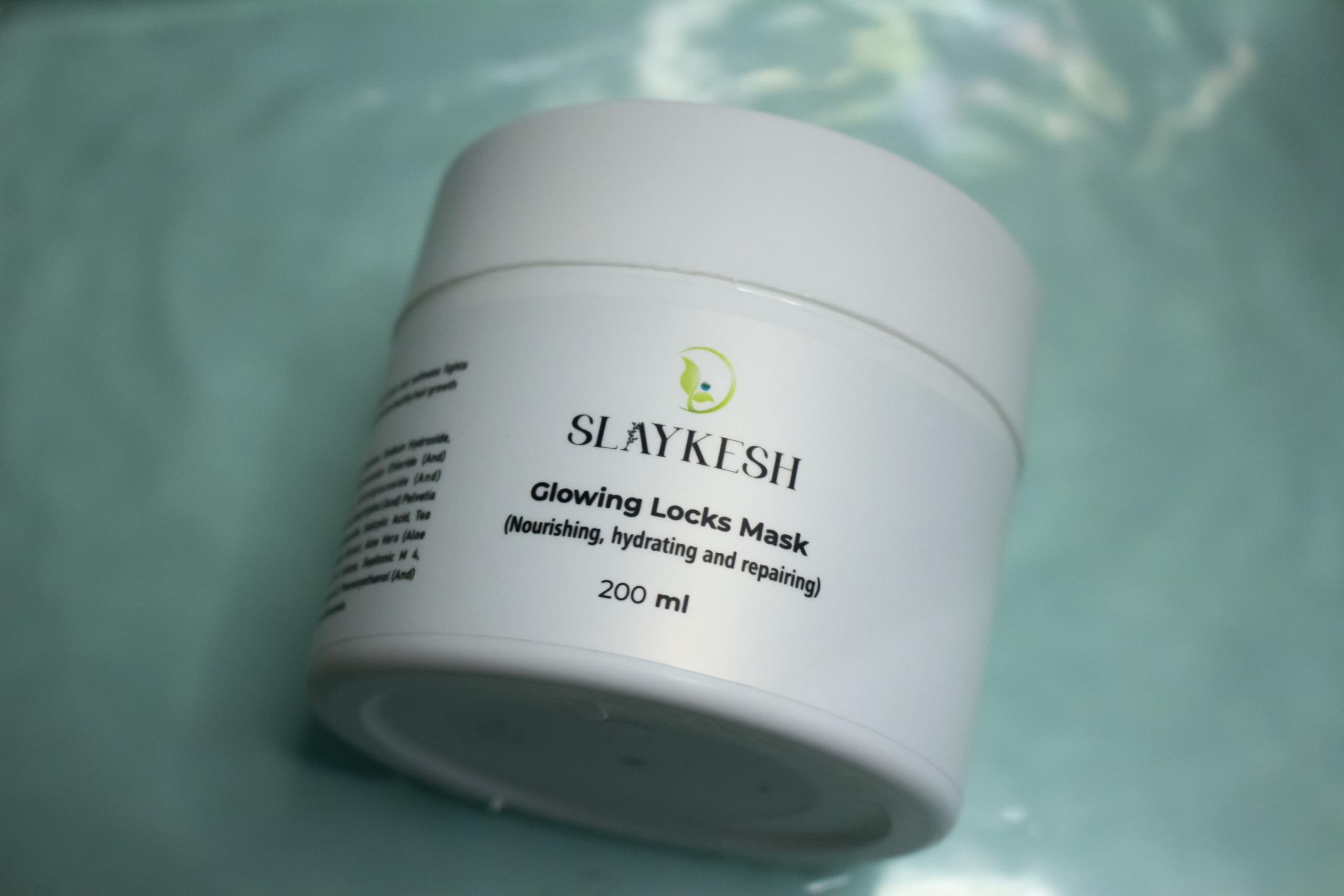 Slaykesh Glowing Locks Hydrating & Repairing Hair Mask - Deep Conditioning Treatment for Damaged, Dull Hair with Hair Fall Control | 200ml Nourishing Mask for Men & Women | Perfect for Salon-Quality Treatment at Home