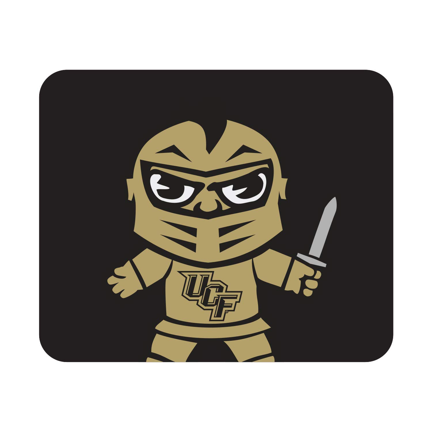 OTM Essentials University of Central Florida Standard Fabric Mouse Pad - UCF Themed Desk Accessory for Work & Gaming - Non-Slip Computer Mousepad for Office, Home & Dorm Use