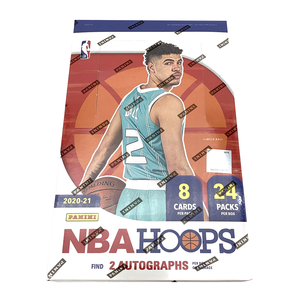 2020-2021 NBA Hoops Hobby Basketball Trading Card Box - Collect, Trade & Display Rare NBA Player Cards for Sports Fans & Collectors