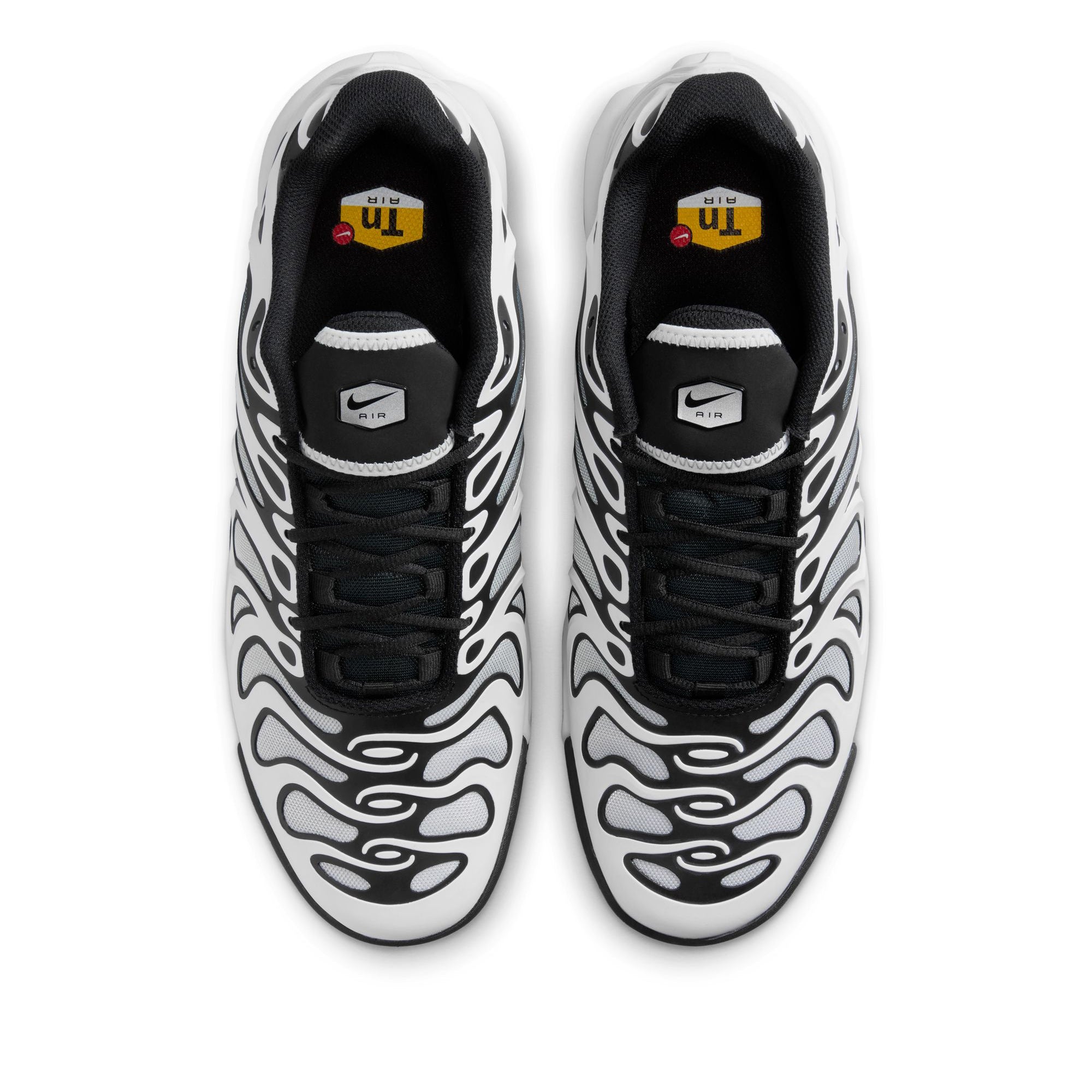 Nike Air Max Plus Drift Running Shoes - White/Metallic Silver - Comfortable Cushioned Sneakers for Men & Women | Perfect for Jogging, Gym Workouts & Casual Wear