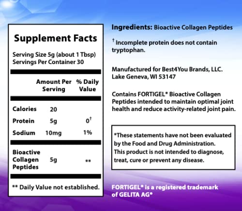 90-Day Supply Hydrolyzed Collagen Peptides Powder - Unflavored Protein Supplement for Skin, Hair & Joint Support - Gluten Free, Kosher Certified (3 Pack) - Perfect for Smoothies, Coffee & Baking Recipes