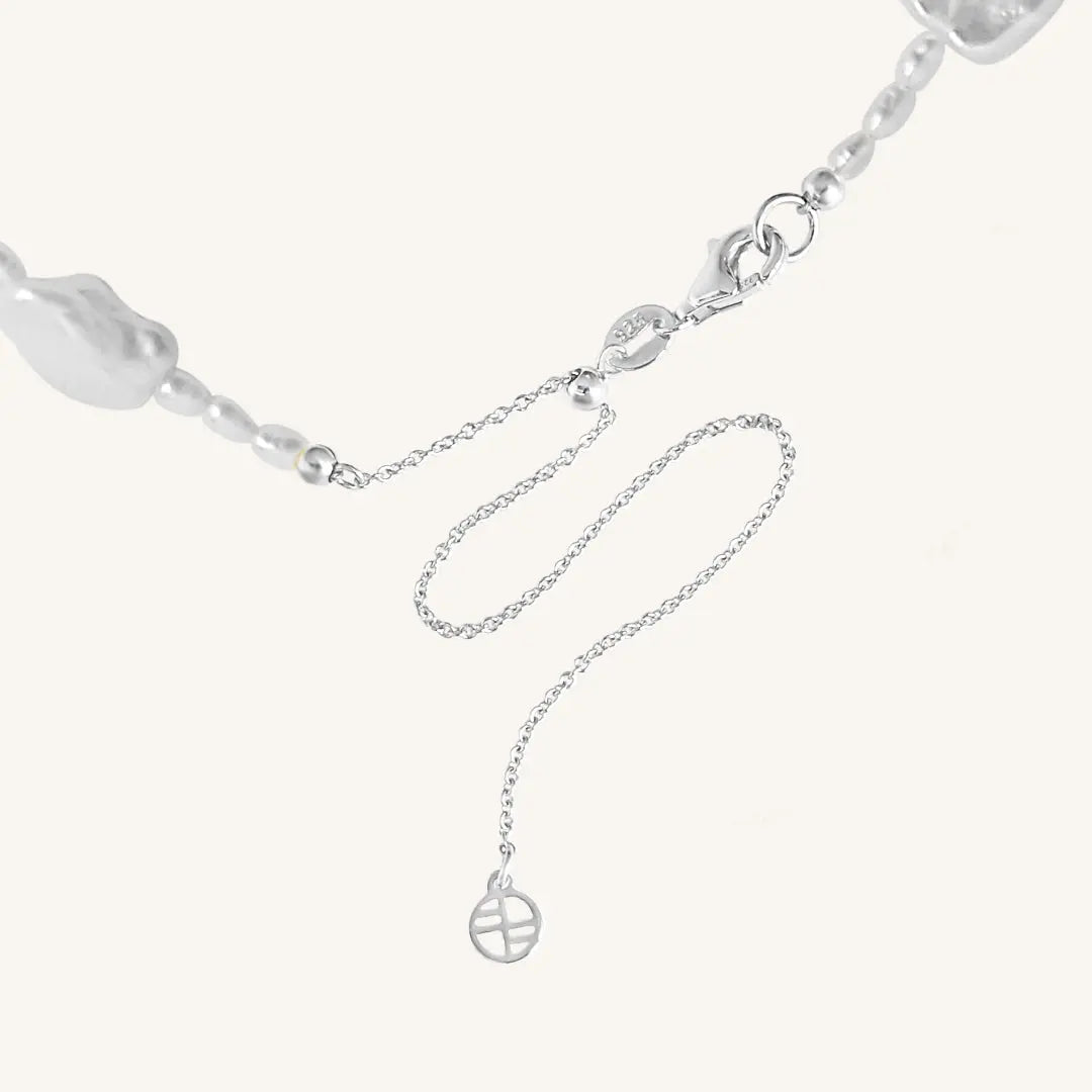 Etta Pearl Necklace with Stone of Potential - Elegant Jewelry for Women, Gift for Her, Birthday, Anniversary, Wedding, Party & Special Occasions