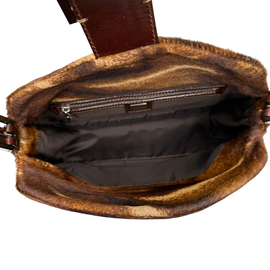 FENDI Calfhair Baguette Bag - Luxury Shoulder Bag for Women, Fashionable & Elegant Clutch for Parties, Dinner, and Special Occasions