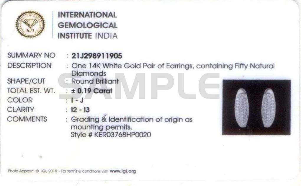 14K Gold Round Diamond Huggie Hoop Earrings for Women - 1/5 Carat (0.20ct) - Perfect for Everyday Wear, Date Nights & Special Occasions