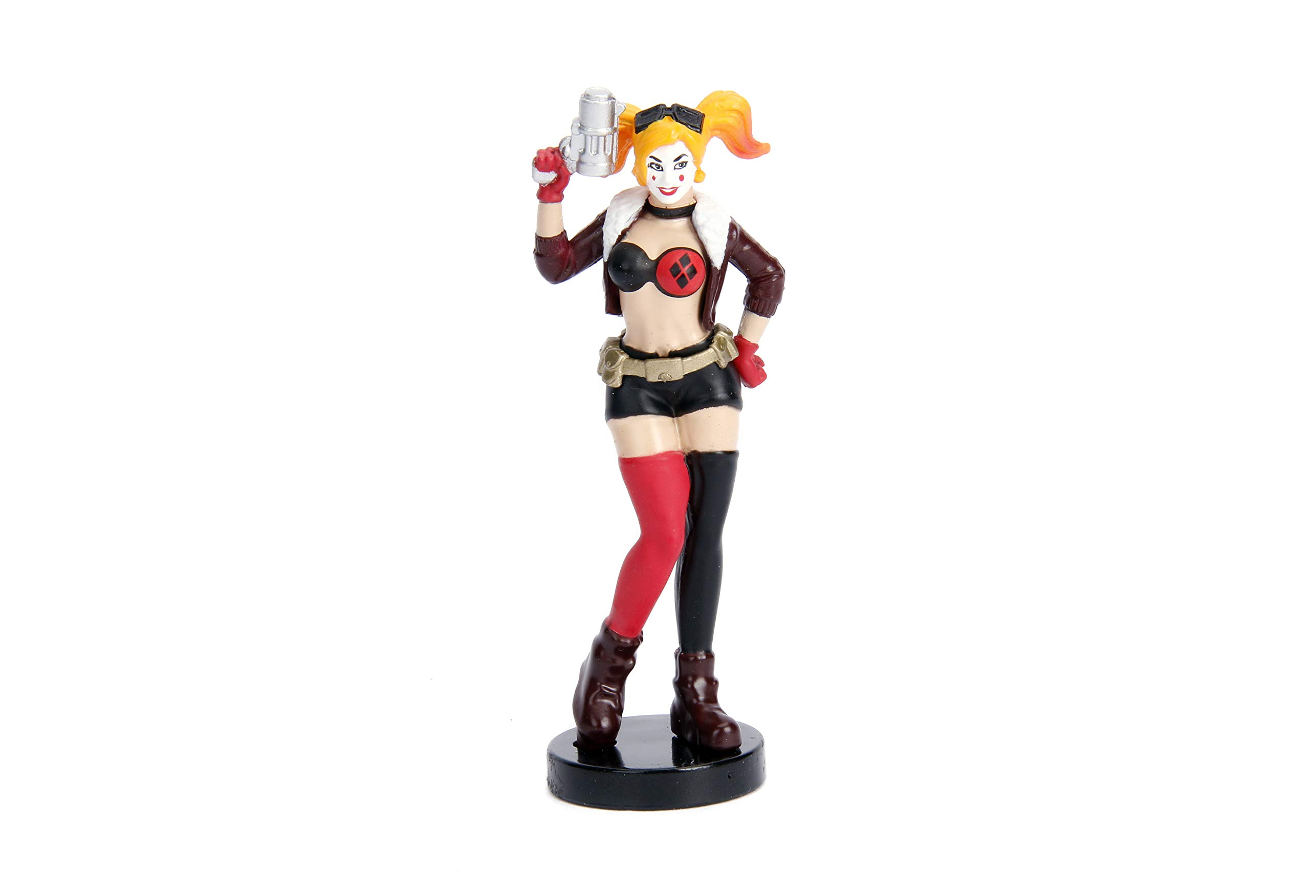JADA TOYS 1/24 Scale Mercury 1951 & Harley Quinn Action Figure - Collectible Die-Cast Model Car with DC Comics Character for Display & Gifts