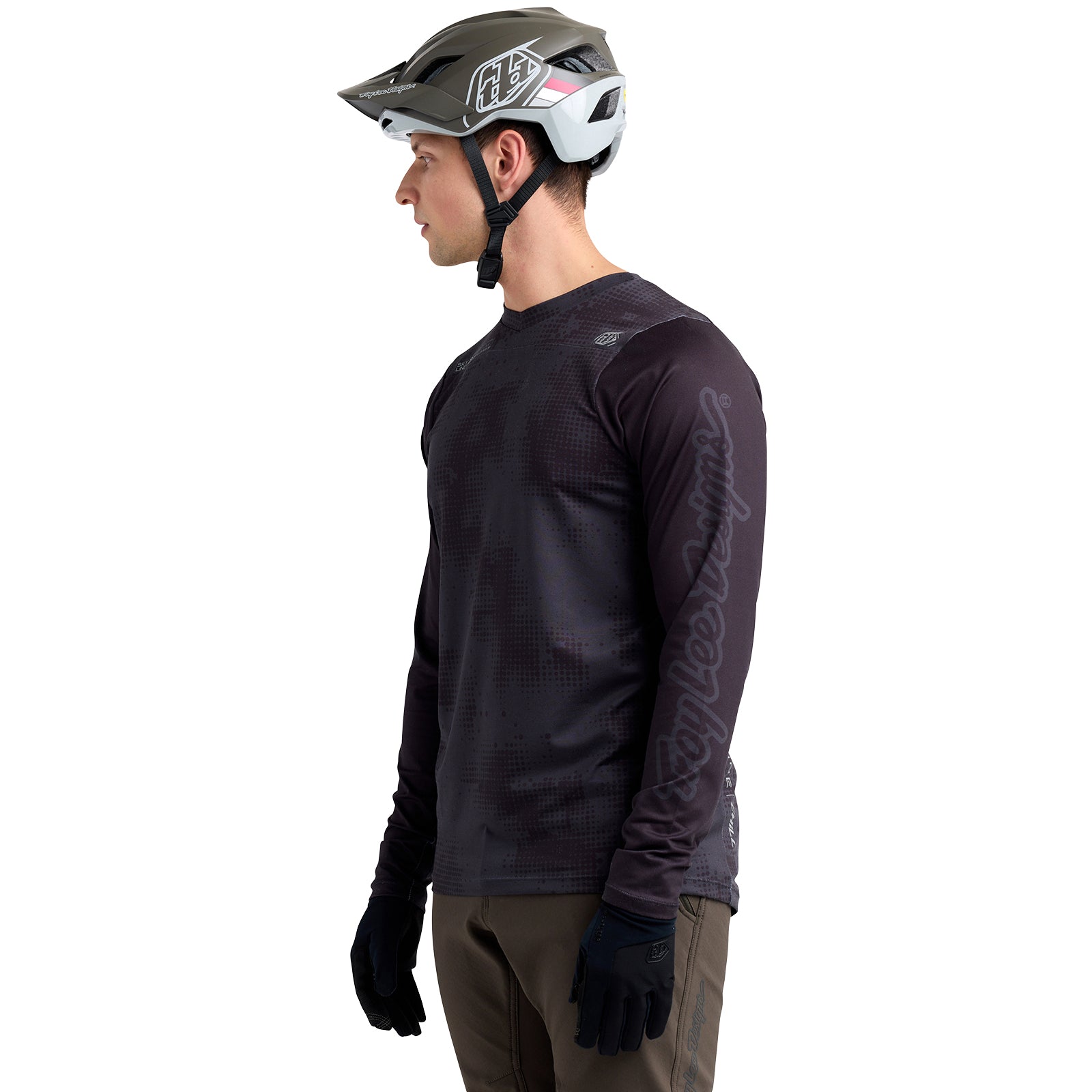 Skyline Chill Jersey Scattered Carbon - Lightweight Breathable Men's Running Shirt for Outdoor Sports & Gym Workouts