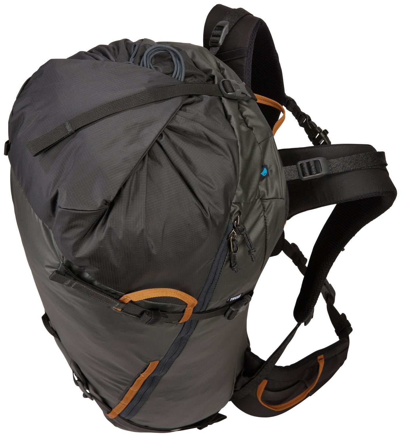 Thule Stir Alpine 40L Hiking Backpack - Lightweight & Durable Daypack for Outdoor Adventures - Obsidian Gray - Perfect for Camping, Trekking & Travel