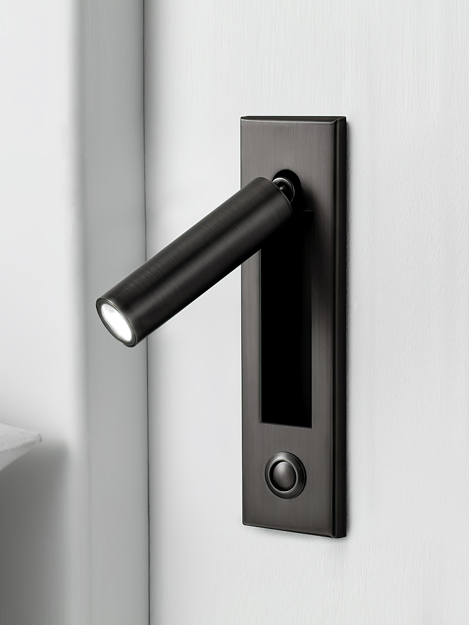 Modern Plug-in Wall Sconce with Adjustable Arm - Perfect for Bedside Lighting, Reading Nook & Small Space Decor