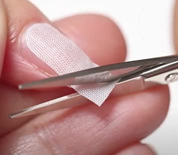 SHEBA NAILS Brush On Resin Silk Nail Wrap Kit - DIY False Nails for Easy At-Home Manicure | Perfect for Parties, Weddings & Special Occasions