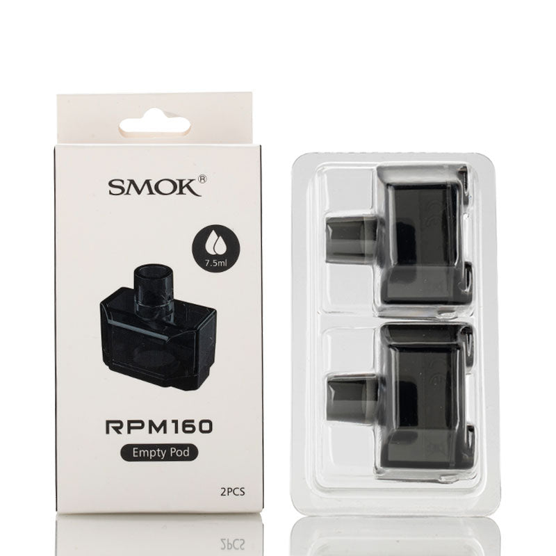 SMOK RPM160 Replacement Pods 2-Pack - Compatible with RPM160 Vape Kit - Perfect for Vaping on the Go & Long-Lasting Use