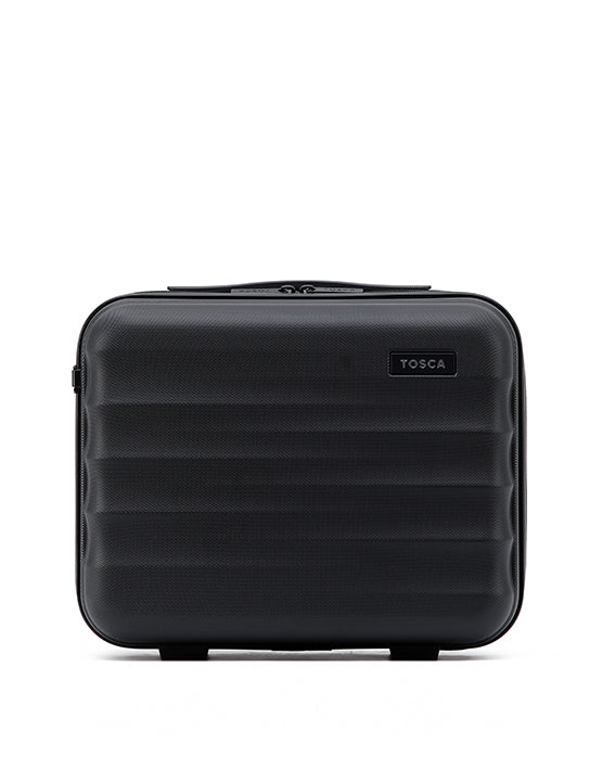 Tosca Interstellar 2.0 2-Piece Luggage Set - 20 Inch Carry-On & Vanity Case in Black | Perfect for Travel, Business Trips & Weekend Getaways