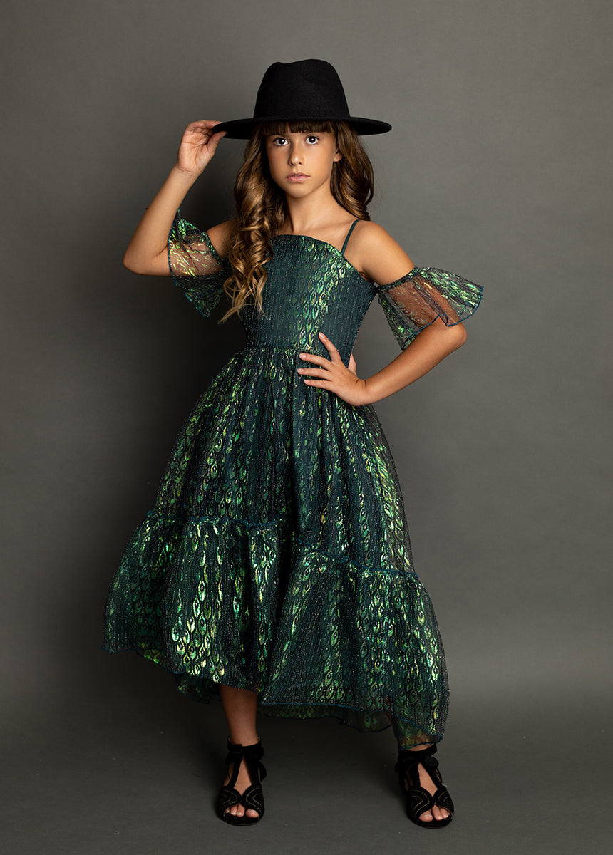 Chloe Oil Slick Print Dress for Women | Elegant Party & Evening Wear | Perfect for Date Night, Cocktail Parties & Special Occasions