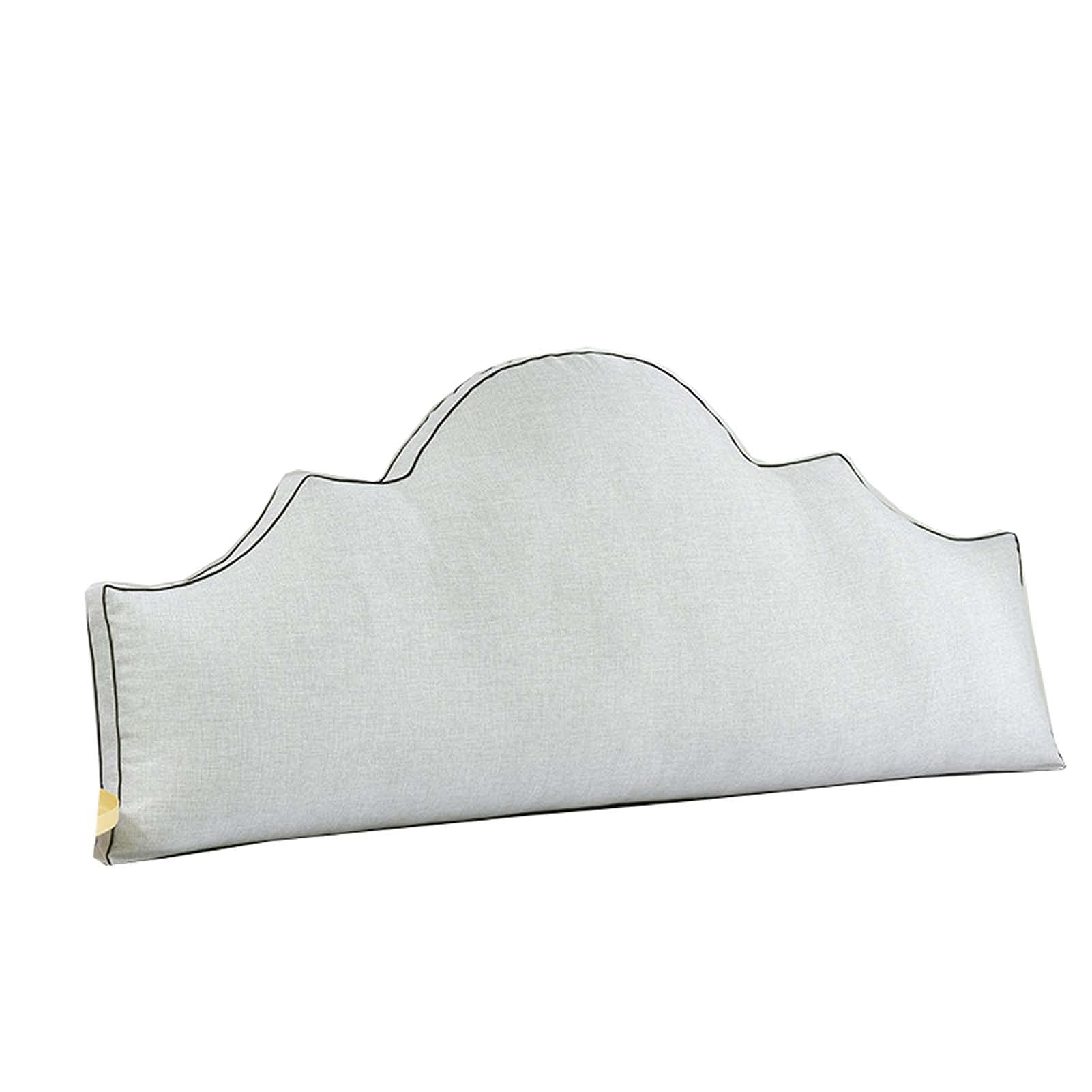 **Adjustable Bed Backrest Pillow with Removable Cover - Lumbar Support Cushion for Reading, Relaxing & Sleeping - Perfect for Daybeds, Bunk Beds & Headboard Support (Grey, Oversized)**    *(Ideal for: Cozy reading in bed, back pain relief, lounging, dorm rooms & guest beds)*